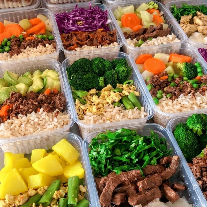 Produção do mês: marmitas variadas prontas para o freezer